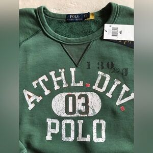 Polo by Ralph Lauren Green Graphic Sweatshirt XXL